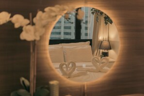 1 habitación, tabla de planchar con plancha, wifi y ropa de cama