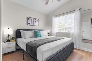 5 bedrooms, iron/ironing board, travel cot, WiFi