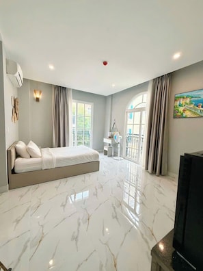 Family Room, City View | Free WiFi - Rova Hotel & Apartment - Amalfi Sunset Town (Phu Quoc)