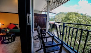 Panoramic Double Room, 1 Bedroom, Non Smoking, Hill View | Balcony