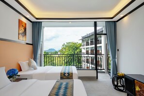 Standard Family Room | Premium bedding, free minibar, desk, laptop workspace