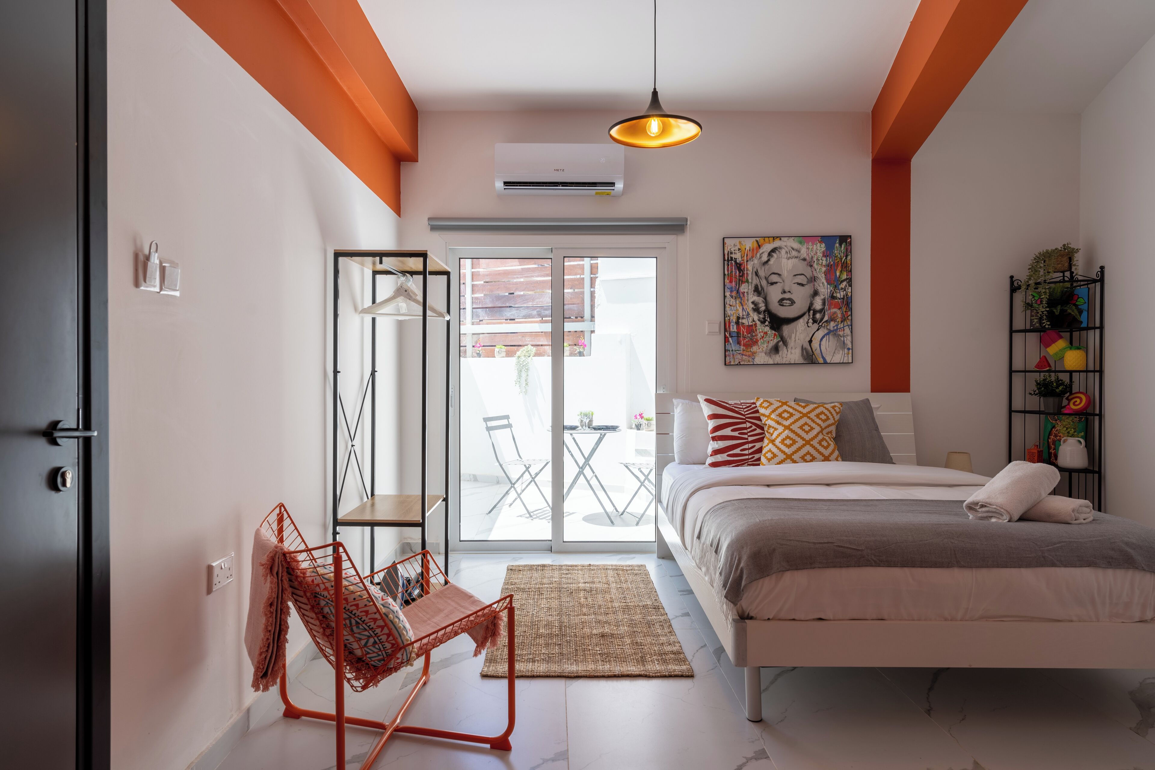 Studio, Balkon, Stadtblick | Blick auf die Stadt