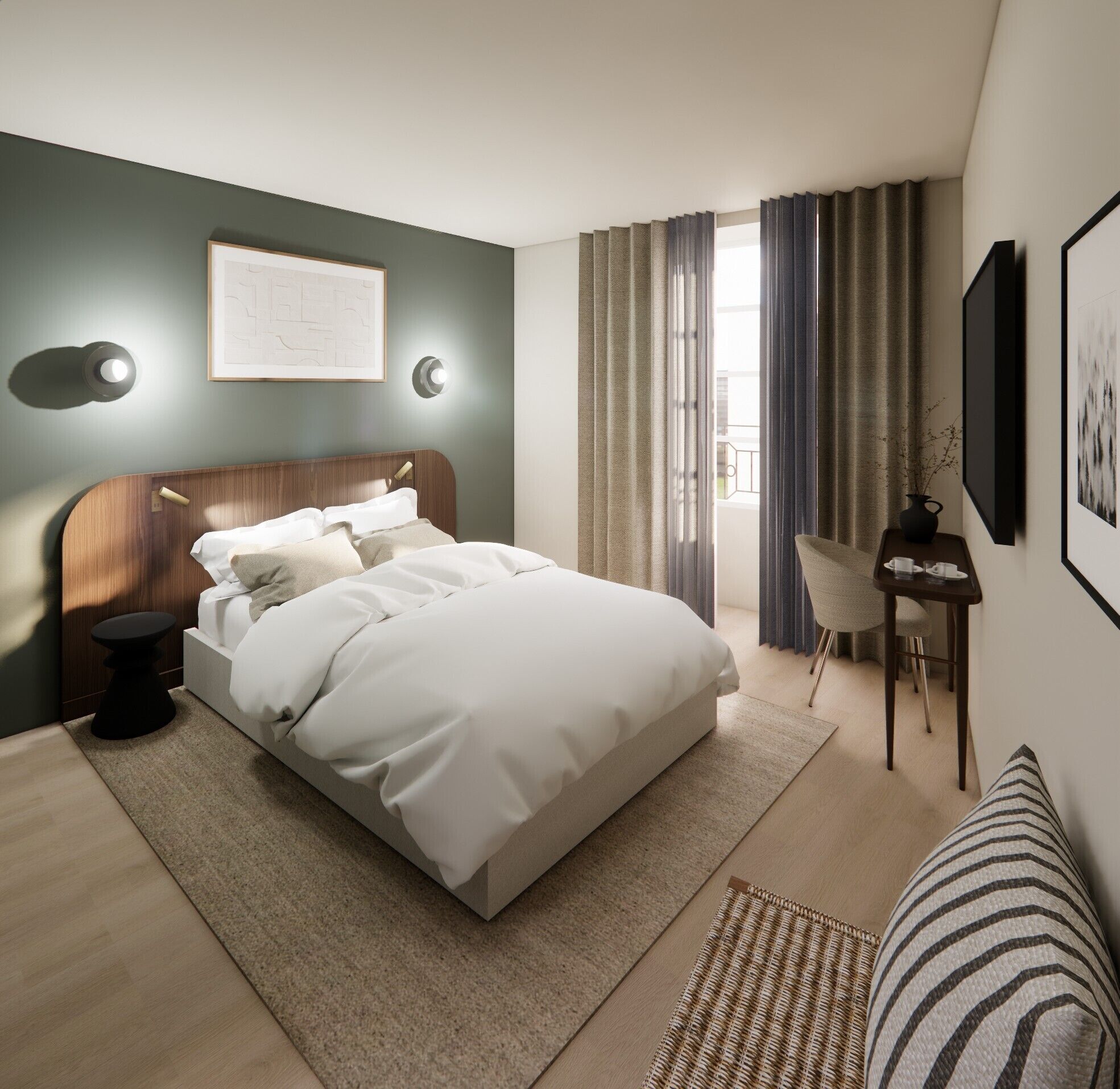 Comfort-Doppelzimmer, Hafenblick
