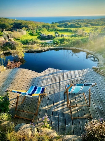 Comfort Room, Patio | Terrace/patio. EMBRUNS D'HERBE SLOW CAMP