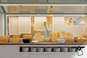 Gratis frukostbuffé varje dag 