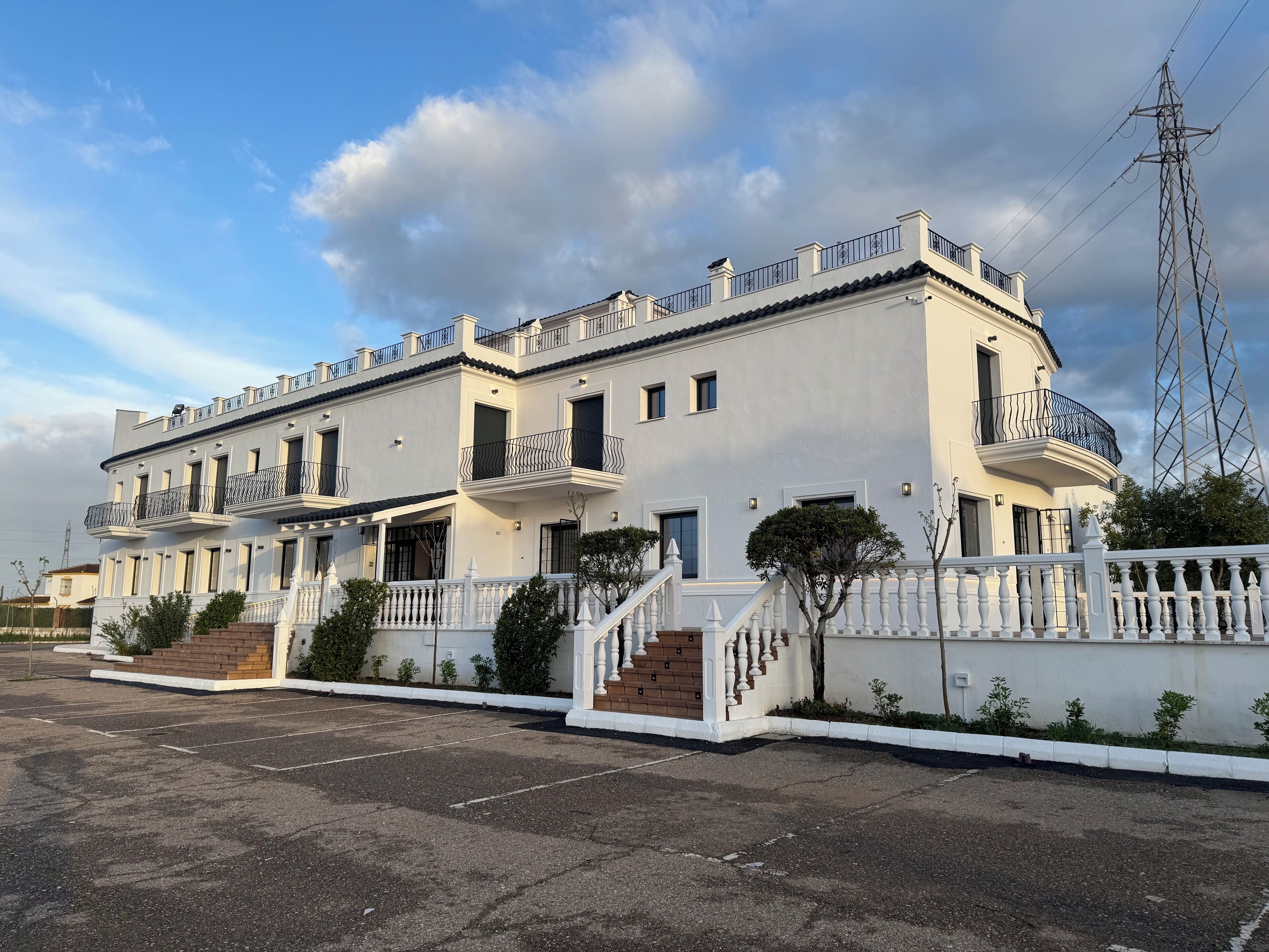 Voorkant van accommodatie