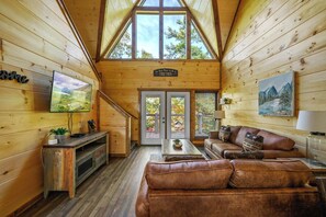 TV, fireplace, offices