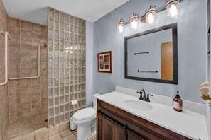 Sèche-cheveux, serviettes fournies