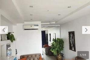 Apartment, 2 Bedrooms, Balcony | Living area