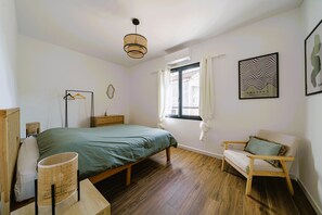 3 makuuhuonetta, silitysrauta/-lauta, vauvan matkasänky, ilmainen Wi-Fi