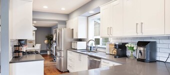 Stylish 3BR/2.5BA Home |EV Outlet |Near Light Rail