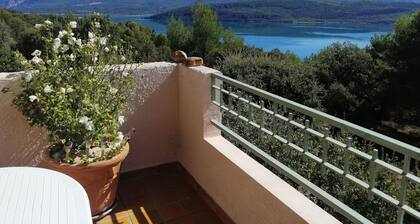 3 piĂšces 55 m2, terrasse 15 m2, vue imprenable ,4 personnes, clim, WIFI