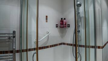 Hair dryer, towels