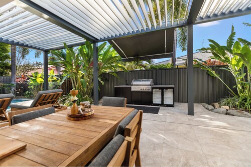 Beachside Family Oasis w/ Private Pool & BBQ