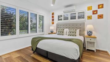 4 bedrooms, iron/ironing board, travel crib, WiFi
