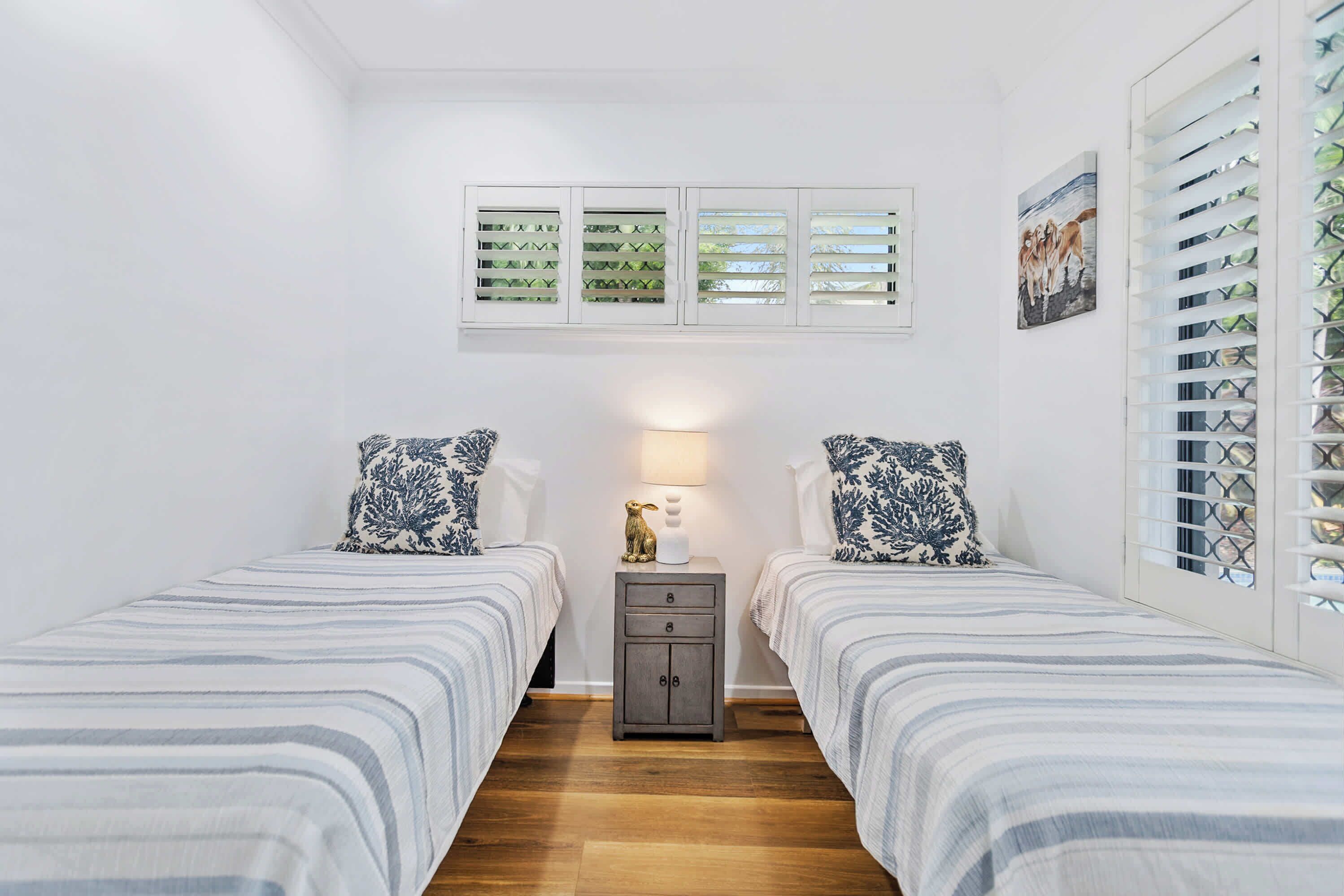 4 bedrooms, iron/ironing board, travel crib, WiFi