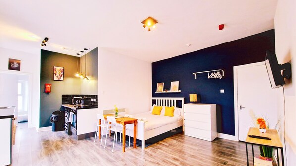 1 Schlafzimmer, Bügeleisen/Bügelbrett, Internetzugang, Bettwäsche