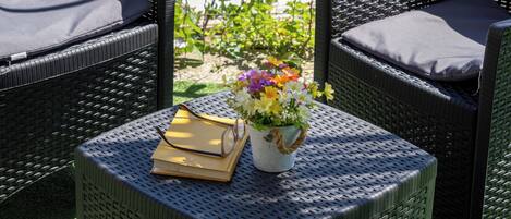 Panoramic Apartment, Sea View | Terrace/patio