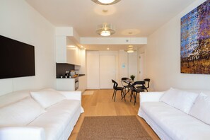 21-inch Smart TV with cable channels