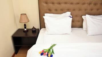 1 bedroom, blackout curtains, iron/ironing board, free WiFi