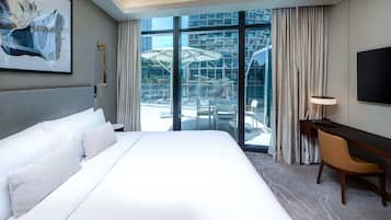 1 slaapkamer, een bureau, gratis wifi, beddengoed