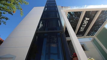 Voorkant van accommodatie