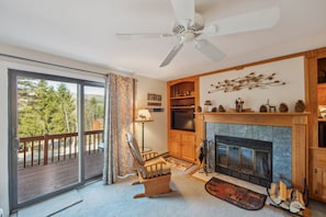 Townhome, 3 Bedrooms | Living area | Smart TV, streaming services - Quick Silver 9d - Comfy Townhome For All Seasons 3 Bedroom Townhouse by The Summit at Gore Mountain (North Creek)