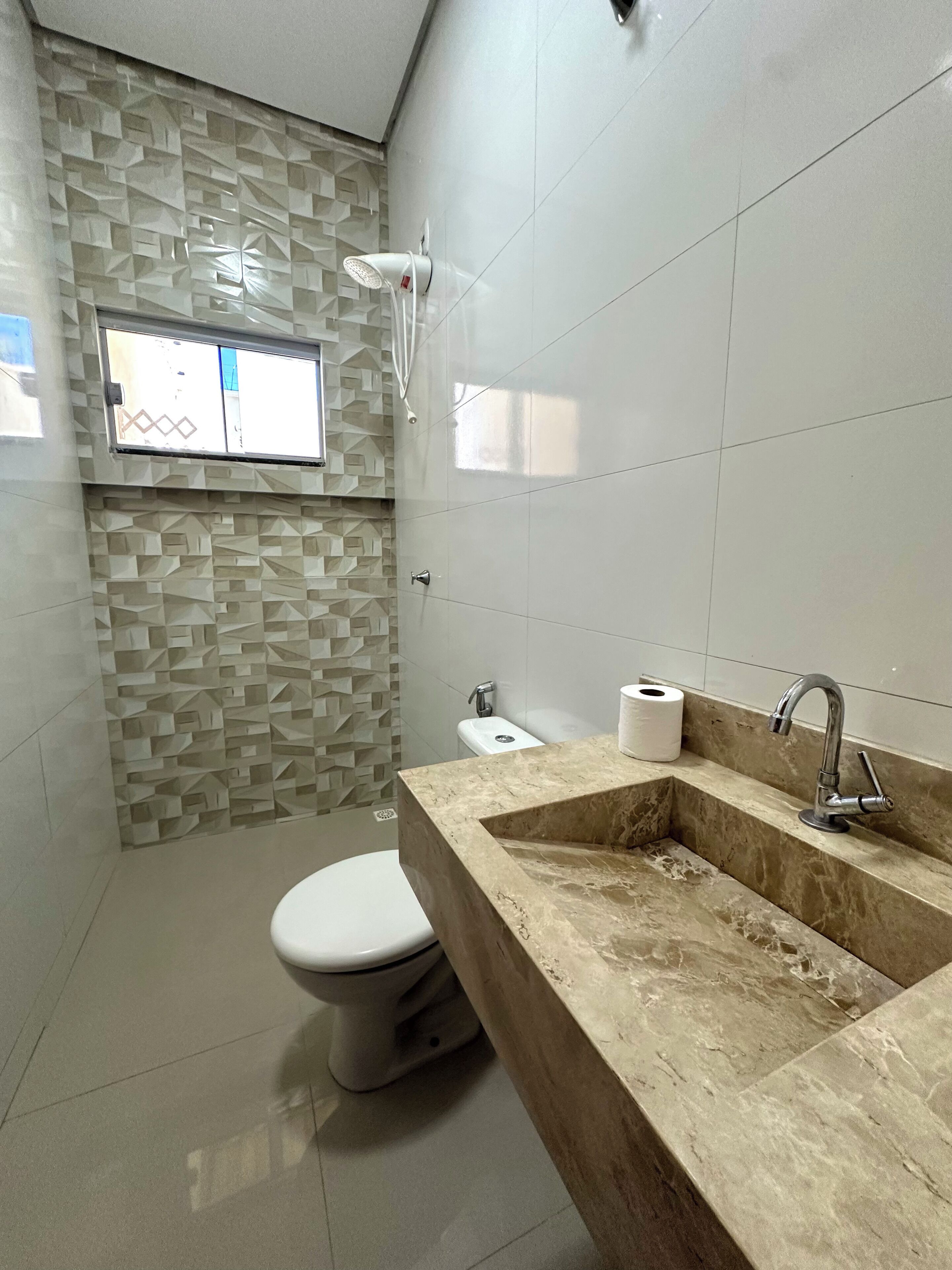 Casa conforto, varanda | Banheiro