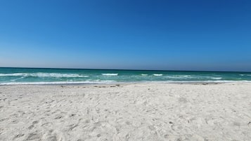 Beach nearby, white sand