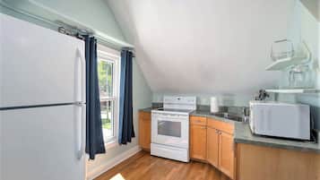 Réfrigérateur, micro-ondes, plaque de cuisson, lave-vaisselle