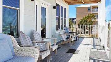 Casa, varias camas (Sandpiper) | Terraza o patio