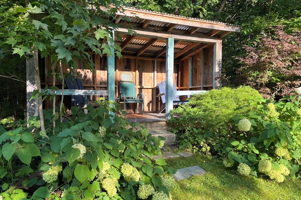 Sunset shed with views of Mt. Equinox