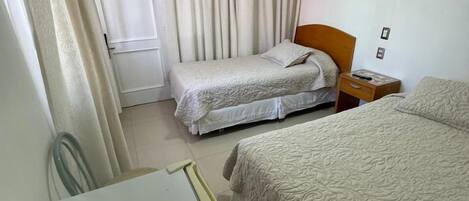 Standard Twin Room, City View | In-room safe, laptop workspace, blackout curtains, free WiFi