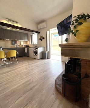Appartement | 1 slaapkamer, luxe beddengoed, pillowtop-bedden, een kluis op de kamer