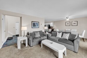 TV, fireplace, table football - NEW! Santanoni 60H - Renovated Townhome with Privacy by The Summit at Gore Mountain (North Creek)