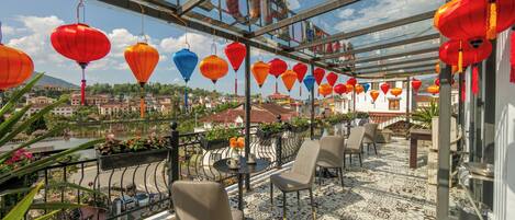 Premier Double Room, 1 King Bed, Lake View | Balcony view