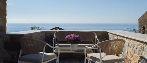 Appartement Duplex Exclusif, vue mer | Vue depuis le balcon