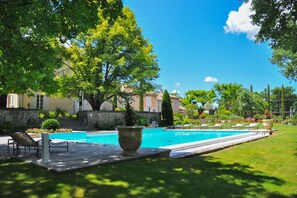 A heated pool - Mas Des Cerises - Eight Bedroom Villa, Sleeps 15 (Lacoste)