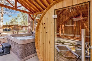 Cabin, Multiple Beds, Hot Tub, Mountain View (2546) | Outdoor spa tub - Mountain View Manor #2546 (Big Bear City)