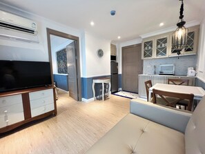 Comfort Apartment, Balcony, City View | Living area - Côte d'Azur Residence by Tripoint (Pattaya)