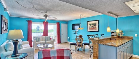 Condo, 1 King Bed (Holiday Villas III #109 - Sea You at ) | Living area