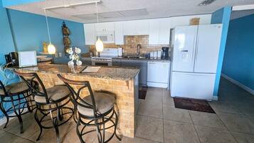 Condo, 1 King Bed (Holiday Villas III #109 - Sea You at ) | Private kitchen | Oven, toaster