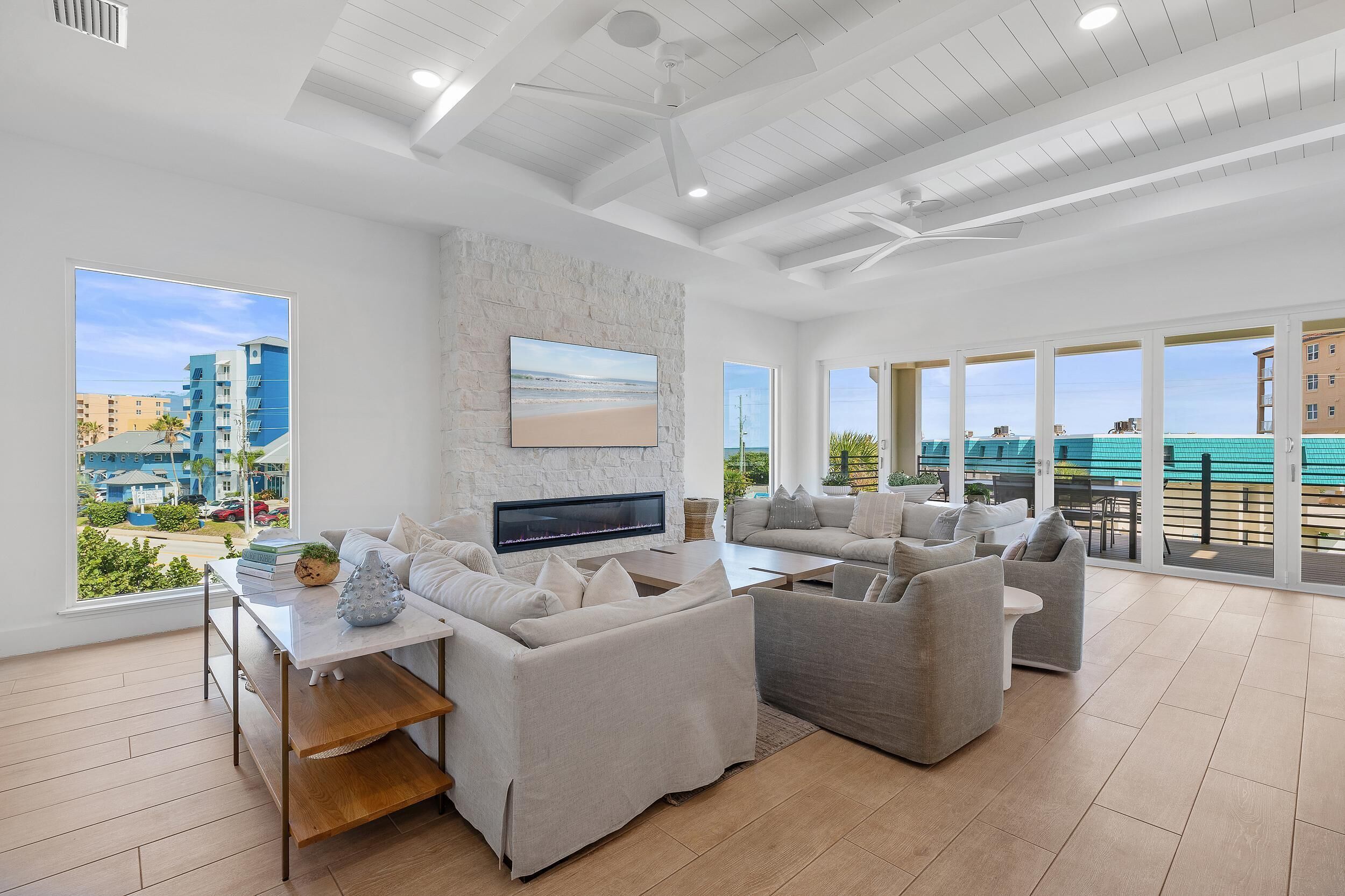 House, Multiple Beds (Sea View Play) | Living area | TV