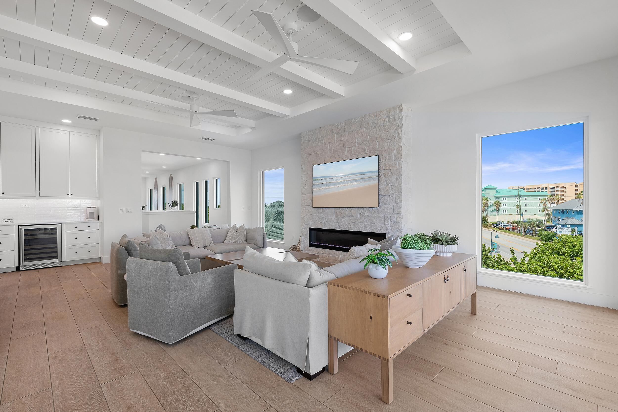 House, Multiple Beds (Sea View Play) | Living area | TV