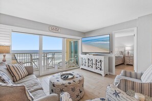 Condo, Multiple Beds (Ponce de Leon Towers 804) | Living area - Ponce de Leon Towers 804 (New Smyrna Beach)