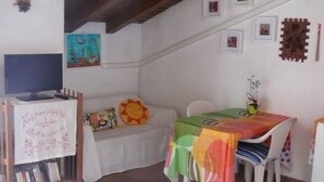 Cobertura básico, vista para o mar | Área de estar