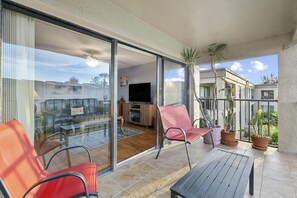 Appart'hôtel, plusieurs lits (Sea Club #10 - Seascape) | Terrasse/Patio