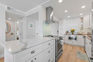 Condo, Multiple Beds (Sea Coast Gardens II 101) | Private kitchen | Oven, coffee/tea maker, toaster, blender - Sea Coast Gardens II 101 (New Smyrna Beach)
