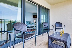 Lejlighed - 1 kingsize-seng med sovesofa (Sea Club #32 - Dolphins Lookout) | Terrasse/gårdhave
