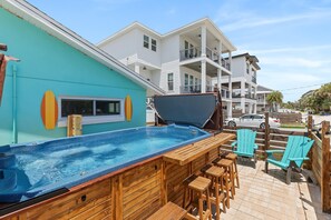 House, Multiple Beds (Aqua Beach Bungalow) | Terrace/patio